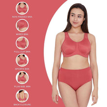 Load image into Gallery viewer, Wacoal Sport Non Padded Wired Full Coverage Full Support High Intensity Sports Bra -Red 855170