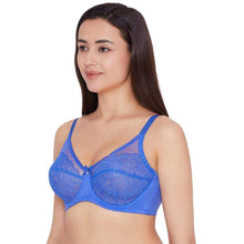 Load image into Gallery viewer, Wacoal Retro Chic Non Padded Wired Full Coverage Full Support Everyday Comfort Bra - Blue 855186