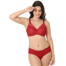 Load image into Gallery viewer, Wacoal Retro Chic Non Padded Wired Full Coverage Full Support Everyday Comfort Bra - Red 855186