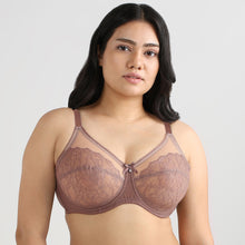 Load image into Gallery viewer, Wacoal Retro Chic Non Padded Wired Full Coverage Full Support Everyday Comfort Bra - Coffee 855186