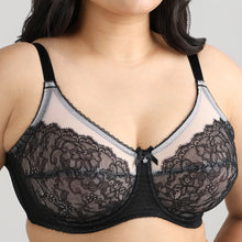 Load image into Gallery viewer, Wacoal Retro Chic Non Padded Wired Full Coverage Full Support Everyday Comfort Bra - Black 855186