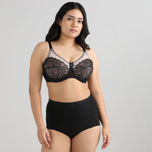 Load image into Gallery viewer, Wacoal Retro Chic Non Padded Wired Full Coverage Full Support Everyday Comfort Bra - Black 855186