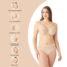 Load image into Gallery viewer, Wacoal Retro Chic Non Padded Wired Full Coverage Full Support Everyday Comfort Bra - Beige 855186