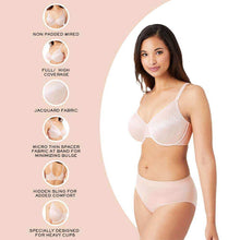 Load image into Gallery viewer, Wacoal Back Appeal Non Padded Wired Full Cup Everyday Wear Plus Size Comfortable Full Support Bra - Light Pink 855303