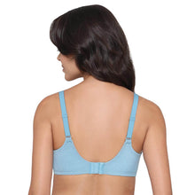 Load image into Gallery viewer, Wacoal Back Appeal Non Padded Wired Full Cup Everyday Wear Plus Size Comfortable Full Support Bra - Sky Blue 855303