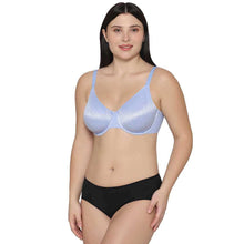 Load image into Gallery viewer, Wacoal Back Appeal Non Padded Wired Full Cup Everyday Wear Plus Size Comfortable Full Support Bra - Light Blue 855303