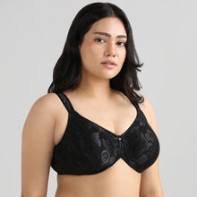 Load image into Gallery viewer, Wacoal Awareness Non Padded Wired Full Coverage Full Support Plus Size Bra - Black 85567