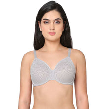 Load image into Gallery viewer, Wacoal Visual Effects Non Padded Wired Full Cup Everyday Wear Plus Size Full Support Minimizer Bra - Light Grey 857210