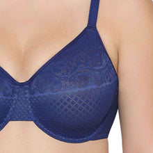 Load image into Gallery viewer, Wacoal Visual Effects Non Padded Wired Full Cup Everyday Wear Plus Size Full Support Minimizer Bra - Dark Blue 857210