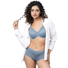 Load image into Gallery viewer, Wacoal Visual Effects Non Padded Wired Full Cup Everyday Wear Plus Size Full Support Minimizer Bra - Blue 857210