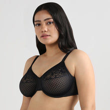 Load image into Gallery viewer, Wacoal Visual Effects Non Padded Wired Full Cup Everyday Wear Plus Size Full Support Minimizer Bra - Black 857210