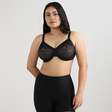 Load image into Gallery viewer, Wacoal Visual Effects Non Padded Wired Full Cup Everyday Wear Plus Size Full Support Minimizer Bra - Black 857210
