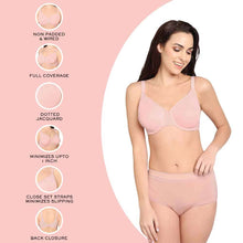 Load image into Gallery viewer, Wacoal Back Appeal Minimizer Non-Padded Wired Full Coverage Full Cup Bra - Pink 857303