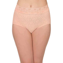 Load image into Gallery viewer, Wacoal Halo Lace High Waist Full Coverage Everyday Wear Lace Panty - Peach 870405