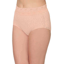 Load image into Gallery viewer, Wacoal Halo Lace High Waist Full Coverage Everyday Wear Lace Panty - Peach 870405