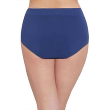 Load image into Gallery viewer, Wacoal Feeling Flexible High Waist Full Coverage Everyday Wear Brief Panty - Navy Blue 875332