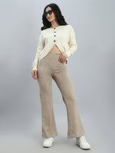 Load image into Gallery viewer, Go Colors Light Brown Suede Bell Bottom