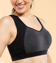 Load image into Gallery viewer, Enamor SB38 Medium Impact Cotton Sports Bra, Padded, Wire-Free, Full Coverage for Comfort