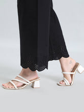 Load image into Gallery viewer, Go Colors Black Cotton Hakoba Palazzo