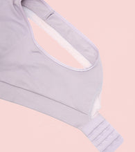 Load image into Gallery viewer, Enamor Innovations Flexifree, Plunge, Ultra Comfort Women's Bralette - No-Pinch, No-Dig, 360 Degree Flex, Seamless Lift, Fixed cup, Padded, Wirefree, High Coverage - F137 (Pastel Lilac)