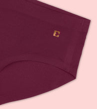 Load image into Gallery viewer, Enamor PS40 Innovations Invisi, All Day Comfort, Mid Waist Boyshorts Panty for Women - No Visible Panty Lines, Breathable, Sweat wicking, Free Cut, Full Coverage - Pack of 1 (Grape Wine)