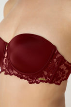 Load image into Gallery viewer, Amante Femme Lace Padded Wired Multiway Bra - Biking Red 06301