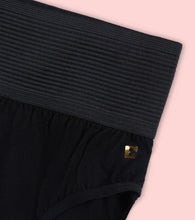 Load image into Gallery viewer, Enamor CW01 Cotton Classic, All Day Comfort, High Waist Brief - Breathable, Antimicrobial with Stain Release, Outer Brushed Wide Elastic, Full Coverage - Pack of 1 (Jet Black)
