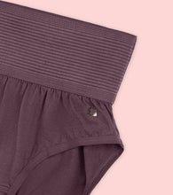 Load image into Gallery viewer, Enamor CW01 Cotton Classic, All Day Comfort, High Waist Brief - Breathable, Antimicrobial with Stain Release, Outer Brushed Wide Elastic, Full Coverage - Pack of 1 (Plum Wine)