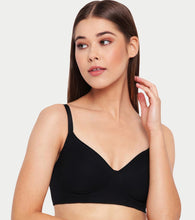 Load image into Gallery viewer, Enamor Innovations Transform Ultralight, Everyday Women's Minimizer Bra -Super lift, Non-Padded, Wirefree, Full Coverage - A042 (Available in Plus Sizes) (Black)