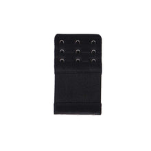 Load image into Gallery viewer, Wacoal Bra Extender Lightweight 3 Hook Soft and comfortable 3 Hook & Eye Elastic Bra Extender - Black AI04M13