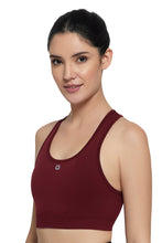 Load image into Gallery viewer, Amante Reversible Low Impact Sports Bra - Pomegranate 17111