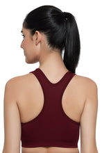 Load image into Gallery viewer, Amante Reversible Low Impact Sports Bra - Pomegranate 17111