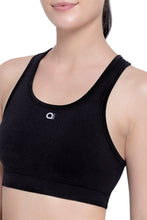Load image into Gallery viewer, Amante Reversible Low Impact Sports Bra - Black 17111