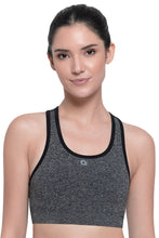 Load image into Gallery viewer, Amante Reversible Low Impact Sports Bra - Black 17111