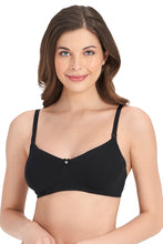Load image into Gallery viewer, Amante All Day Comfort Non-padded & Non-wired Bra - Black 78101