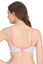 Load image into Gallery viewer, Amante Smooth Charm Padded Non-Wired Printed T-Shirt Bra - Floral Whimsy Pr 10606
