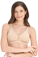 Load image into Gallery viewer, Amante True Comfort V-Neck Non-Padded Non-Wired Bra - Nude 76401