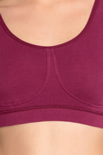 Load image into Gallery viewer, Amante All Day at Home Bra - Beet Red 78901