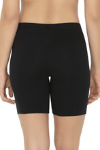 Load image into Gallery viewer, Amante Smooth Mid-thigh Cotton Shortie Liner - Black 76901