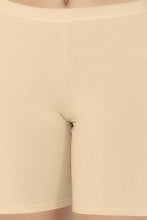 Load image into Gallery viewer, Amante Smooth Mid-thigh Cotton Shortie Liner - Nude 76901