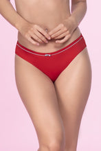 Load image into Gallery viewer, Amante Casual Chic Low Rise Bikini - Haute Red 10902