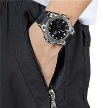 Load image into Gallery viewer, Romano nx Cotton Casual Cargo Track Pant for Men- Lower with Multi-Pockets & Side Zipper Pockets Black