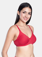 Load image into Gallery viewer, Sonari Stretch Cotton Non-Padded Wirefree Maternity Nursing Bra with Moderate Coverage – BABYCARE