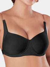Load image into Gallery viewer, Sonari Women’s Multiway Backless Padded Wirefree Medium Coverage Cotton Rich T-Shirt Bra – BACKEYE
