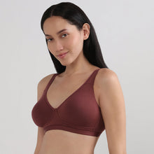 Load image into Gallery viewer, Wacoal BASICS Essentials2.0 Non-Padded Non-Wired Full Cup Everyday Wear T-shirt Bra- Dark Brown BI03M01