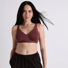 Load image into Gallery viewer, Wacoal BASICS Essentials2.0 Non-Padded Non-Wired Full Cup Everyday Wear T-shirt Bra- Dark Brown BI03M01