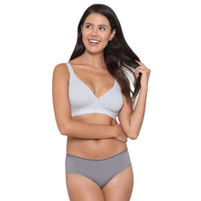 Load image into Gallery viewer, Wacoal BASICS Essentials2.0 Non-Padded Non-Wired Full Cup Everyday Wear T-shirt Bra - Grey BI03M01