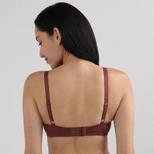 Load image into Gallery viewer, Wacoal BASICS Essentials2.0 Padded Non-wired 3/4th Cup Everyday Wear T-shirt Bra -Dark Brown BI03M02