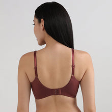 Load image into Gallery viewer, Wacoal BASICS Essentials Live In Non-padded Non-wired Full Cup Everyday Wear Cotton Blend T-shirt Bra-Dark Brown BI03M05