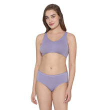 Load image into Gallery viewer, Wacoal BASICS Essentials Live In Non-padded Non-wired Full Cup Everyday Wear Cotton Blend T-shirt Bra-Lavender BI03M05